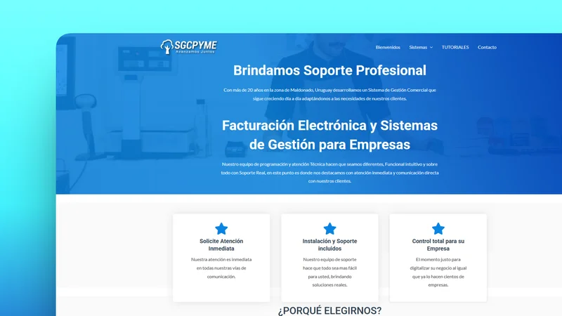 SGCPYME Facturación electrónica - Antes